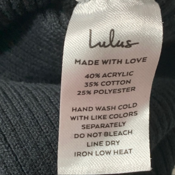 LULUS Body-con Sleeveless Sweater Dress In Black - Picture 10 of 12